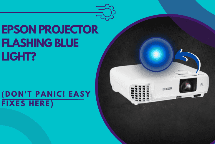 epson projector flashing blue light