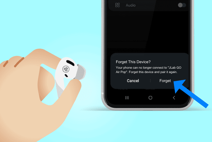 JLab GO Air Pop Not Pairing? - (Don't Panic, Easy Fix!) 5 remove jlab’s bluetooth profile