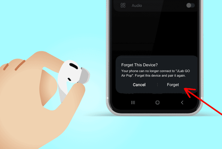 JLab GO Air Pop Right Earbud Not Working? - 7 Instant Fixes! 6 forget and re-add pop earbuds