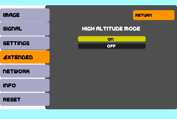 Is Your Epson Projector Flashing Blue Light? (Easy Fix) 7 turn on high-altitude mode