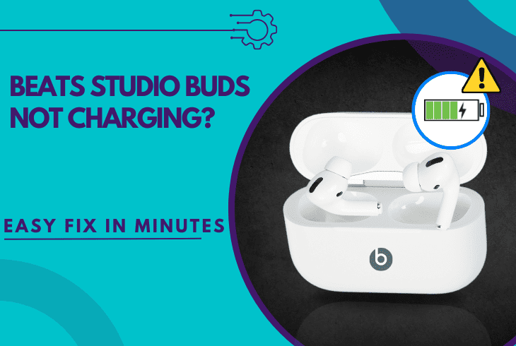 beats studio buds not charging