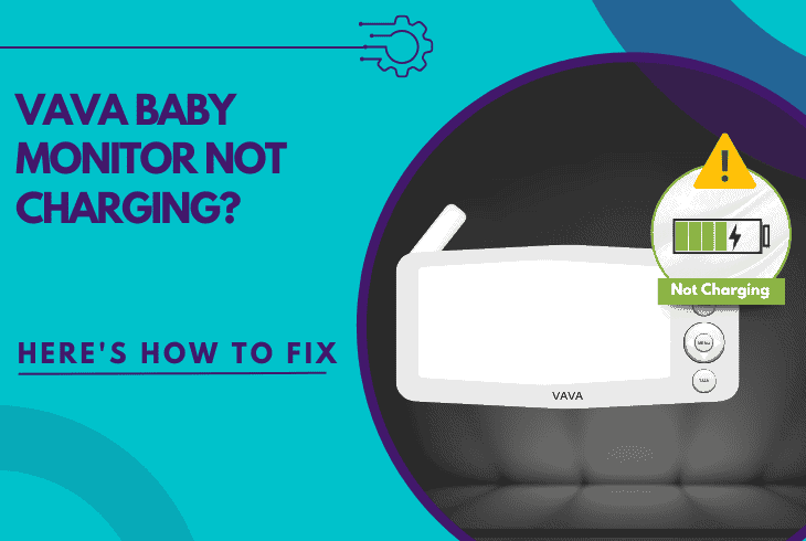 vava baby monitor not charging