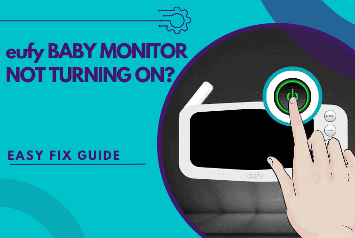 eufy baby monitor not turning on