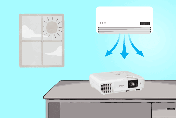 Epson Projector Overheating? (7 Steps to Cool It Down!) 4 reduce the room’s temperature