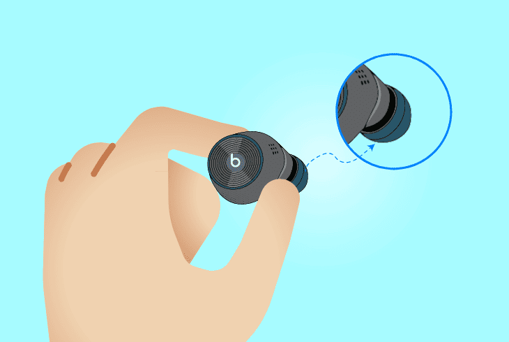 Beats Fit Pro Noise Cancelling Not Working? - (5 Proven Solutions) 4 equip different size tips