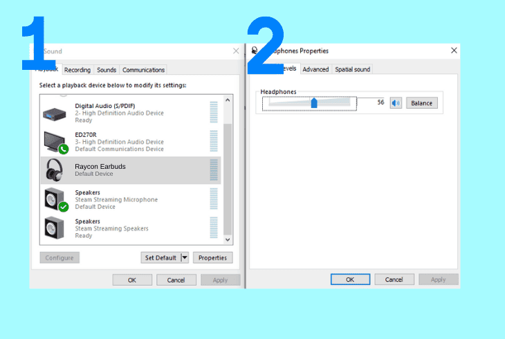 Raycon Left Earbud Quiet? - (Try These Solutions First) 6 center audio balance on windows