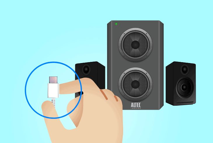 Why Is My Altec Lansing Speaker Not Turning On? (Top 7 Fixes) 8 charging cable speaker connection