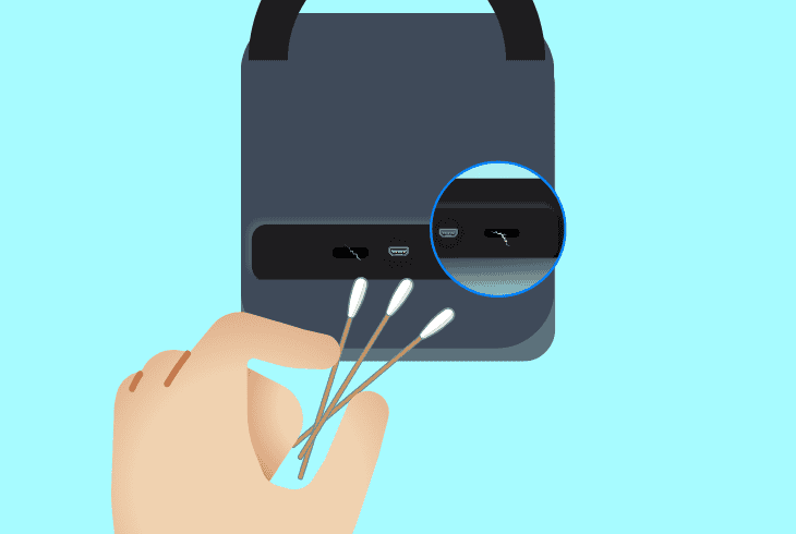 JBL Clip 4 Not Charging and Frustrated? (Instant Fix!) 6 clean the jbl usb-c charging port