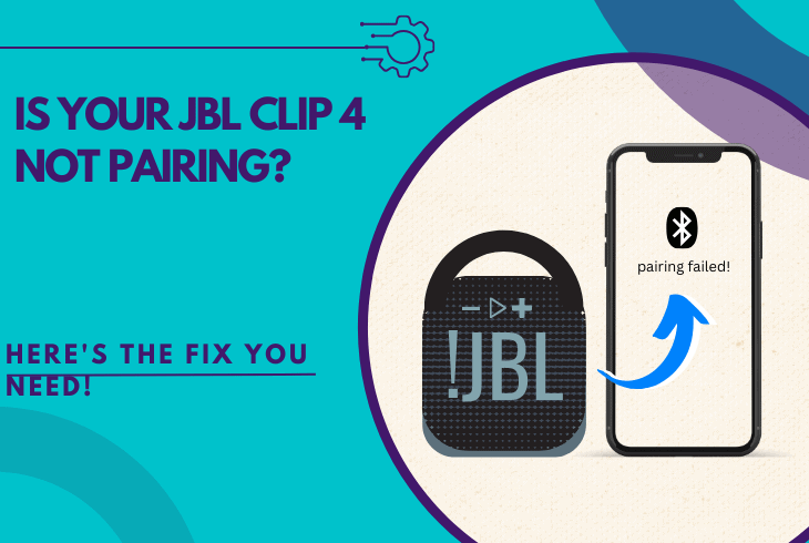 jbl clip 4 not pairing