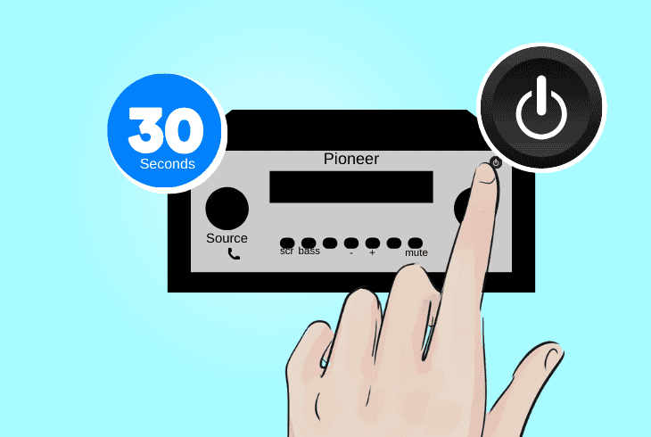 Pioneer Radio Bluetooth Pairing Unsuccessful? - 7 Easy ways To Fix! 4 power reset the pioneer radio