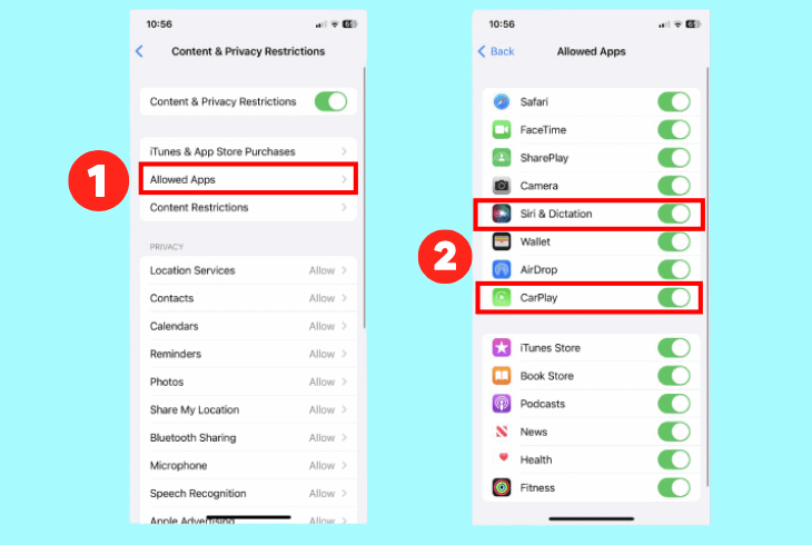 Is Your Apple CarPlay Siri Not Working? (Fix In Minutes) 4 allow the carplay and siri