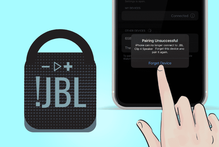 JBL Clip 4 Connected But No Sound? (Working Solutions) 4 how to “forget” a speaker on mobile