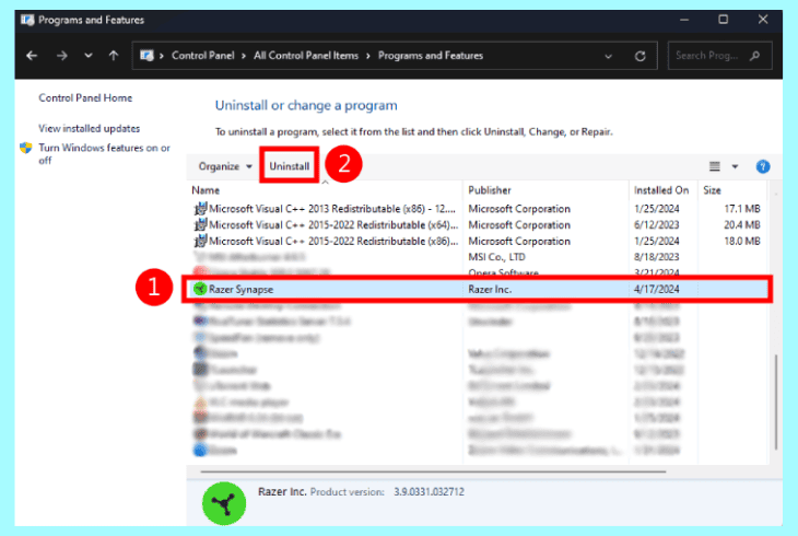 Razer BlackShark V2 Pro Not Showing Up In Synapse? (Fixed) 9 how to uninstall razer synapse 3 software