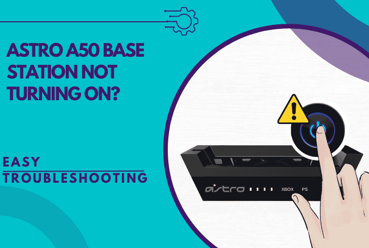 astro a50 base station not turning on