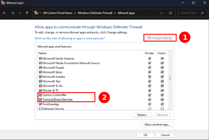 How to Fix Sonos Error Code 1013? (Instant Fix) 5 allow sonos app through firewall