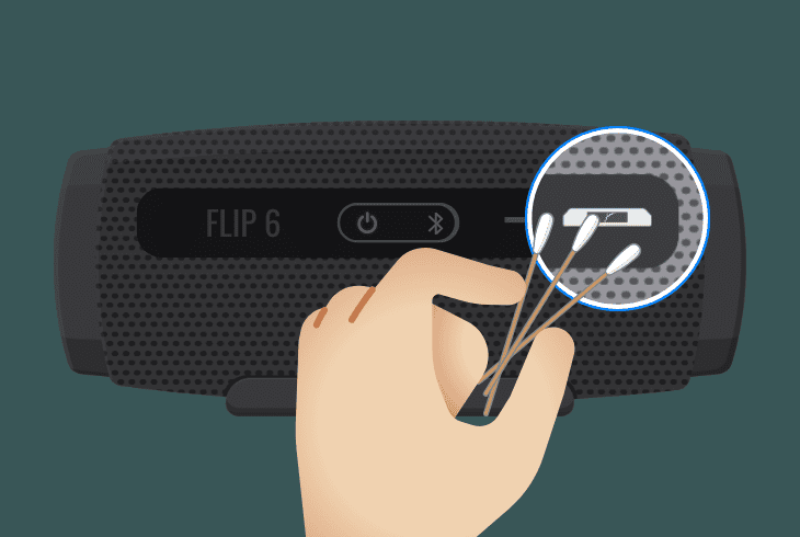 Is Your JBL Flip 6 Keeps Turning Off? (Instant Solutions!) 4 clean your jbl’s charging port