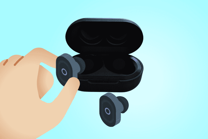 JLab Go Air Won't Turn Off? - (7 Proven Ways to Fix!) 3 embed your earbuds properly