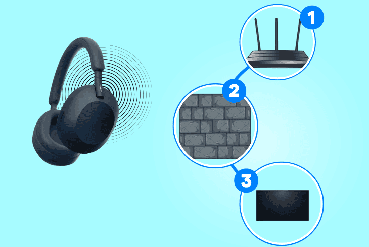 Sony WH-1000XM5 Keeps Disconnecting? (Don't Panic, Easy Fix) 10 check for interfering wireless devices