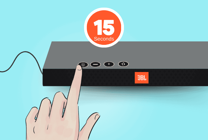 JBL Soundbar Keeps Turning Off? Try These Easy Fixes! 3 force reboot the jbl soundbar