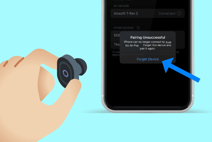 JLab Go Air Won't Turn Off? - (7 Proven Ways to Fix!) 4 manually “forget” the jlab buds