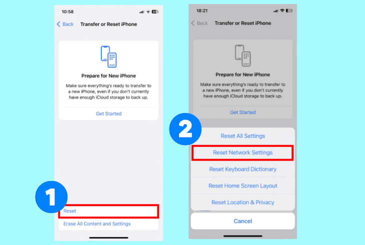 Sony WH-1000XM5 Not Connecting To iPhone? (Quick Fixes) 10 reset network settings of the iphone