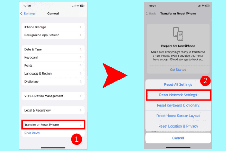Apple CarPlay Keeps Changing Audio Source? (Quick Fixes) 9 reset the iphone’s network settings
