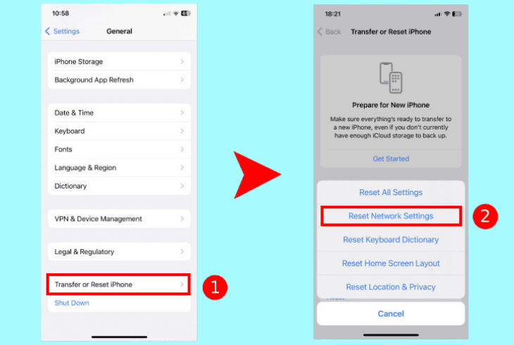 BMW Apple Carplay Not Connecting? (Don't Panic, Easy Fix!) 10 restore the iphone’s network settings