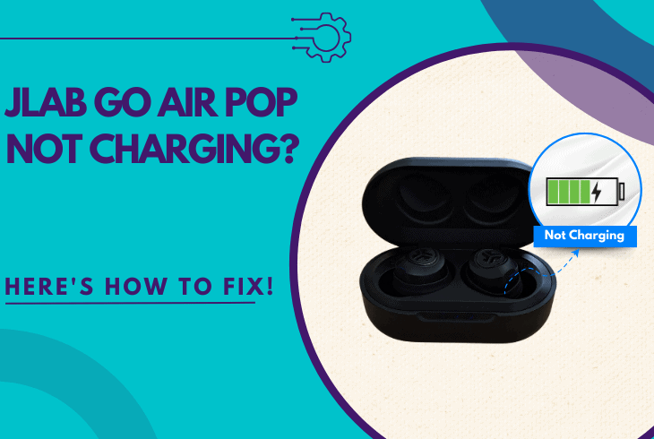 jlab go air pop not charging