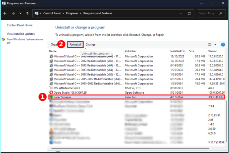 Razer BlackShark V2 Pro Audio Cutting Out? (Instant Fixes) 8 uninstall razer synapse 3 on pc