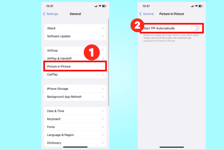 Is Your Apple CarPlay Lagging? Here's the FIX You NEED! 7 deactivate the iphone’s “pip” feature