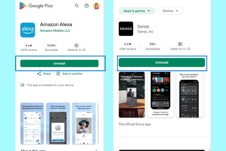Sonos Move 2 Alexa Not Working? (7 Working Solutions) 10 reinstall alexa and sonos apps