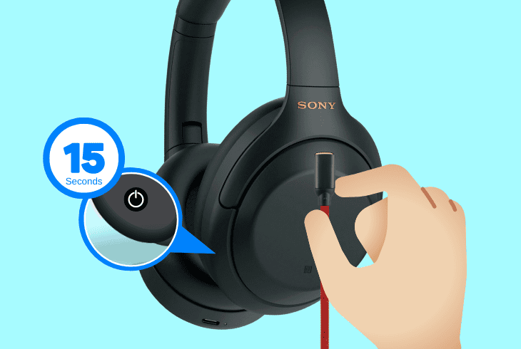 Sony WH 1000XM4 Right Side Not Working? FIX IT NOW! 7 hard reset your sony wh-1000xm4