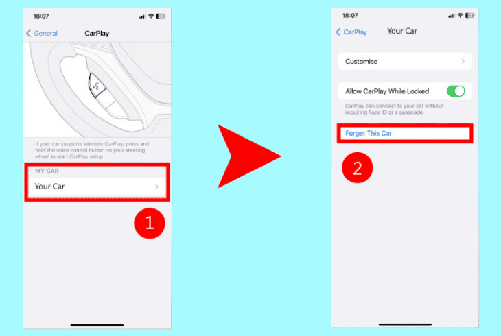 Apple CarPlay Keeps Changing Audio Source? (Quick Fixes) 7 re-add the carplay stereo’s profile