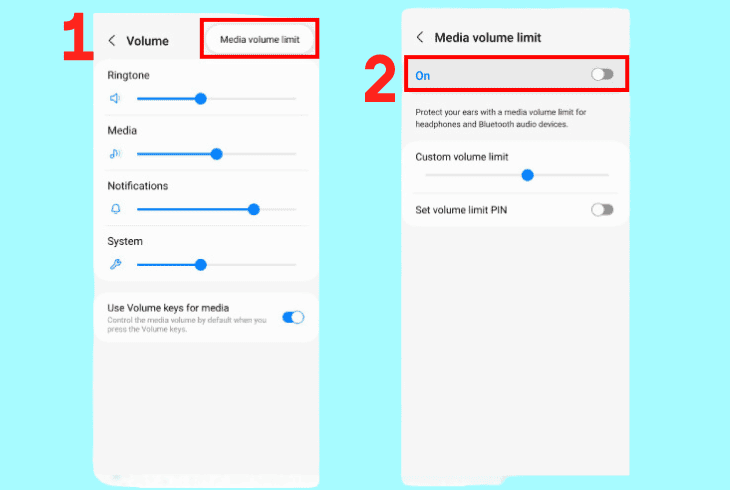 Sony WH-1000XM5 Right Side Not Working? (7 Quick Fixes) 6 disable media volume limit