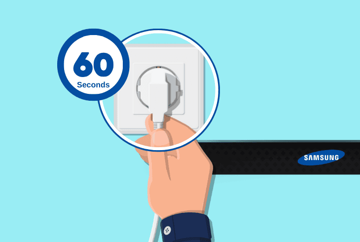 Samsung Soundbar Distorted Sound? (Working Solutions) 7 discharge the samsung soundbar’s power