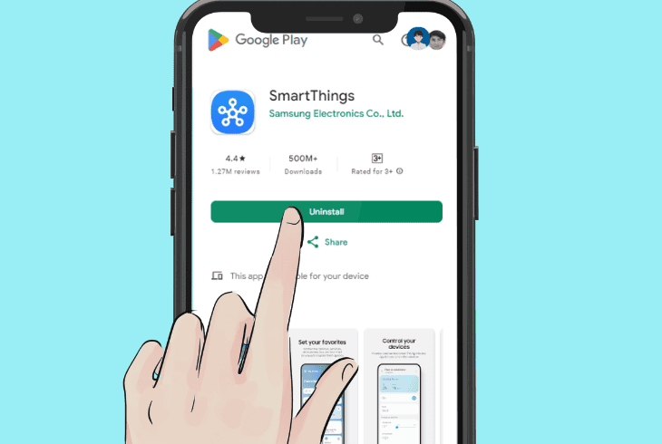 Samsung Soundbar WiFi Disconnected? (Best Ways to Fix) 7 reinstall your smartthings app