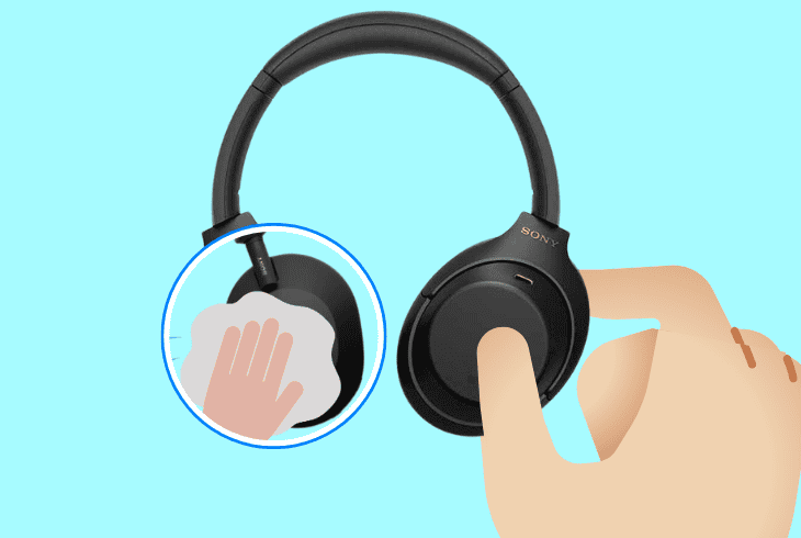 Sony WH-1000XM4 Touch Controls Not Working? (Let's Fix) 8 clean your xm4’s touch sensors