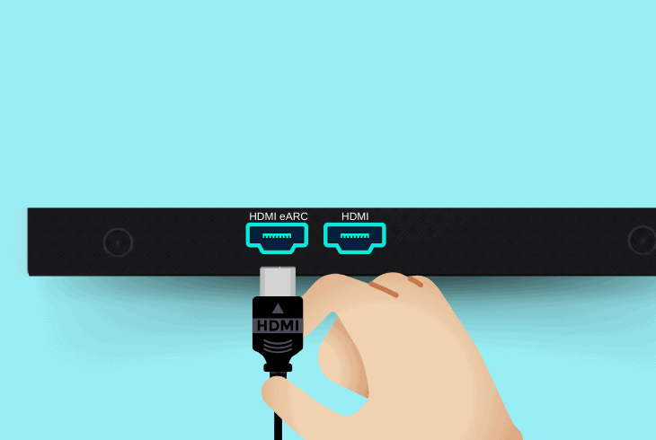 Samsung Subwoofer Blue Light On But No Sound? (Fix Now) 6 connect soundbar to tv via earc