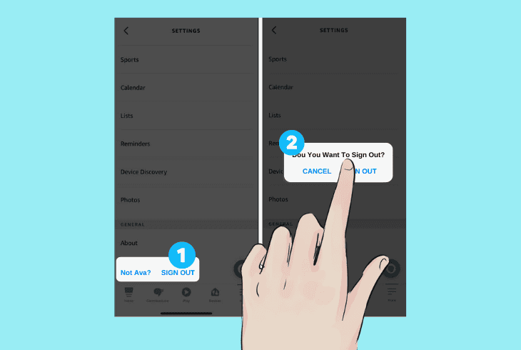 Echo Pop Not Connecting To Spotify? (Let's Fix It Fast) 4 sign out then in the alexa app