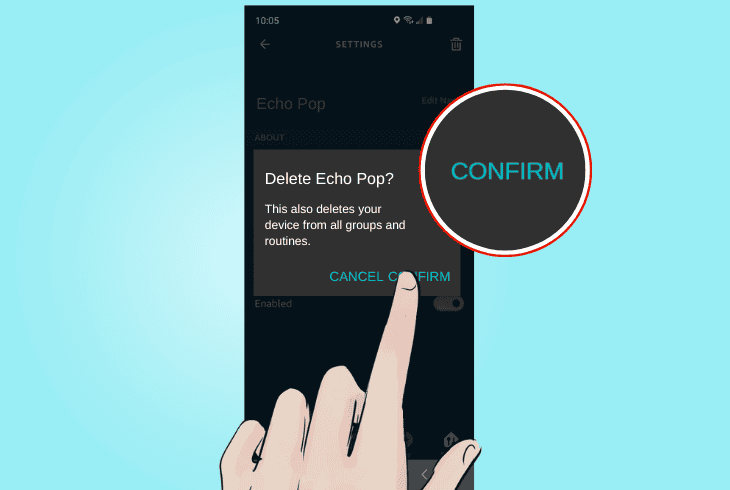Why Is My Echo Pop Red? (Don't Panic, Easy Fix!) 5 unpair echo pop from the alexa app