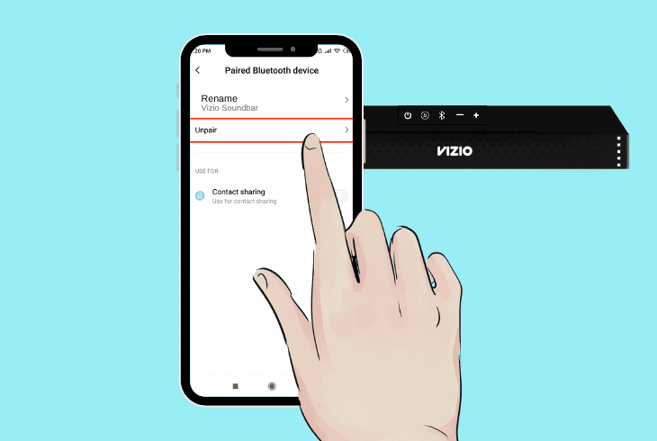Vizio Soundbar Flashing White? (Don't Panic, Easy Fix!) 5 disconnect all bluetooth devices