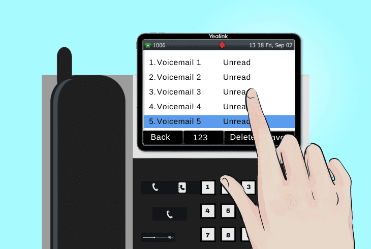 Yealink Phone Red Light Flashing? (Don't Panic, Easy Fix!) 2 clear missed calls & read the voicemail