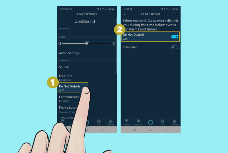 Echo Pop Blinking Yellow? (Here's The Easy Fix!) 4 enable the do not disturb mode