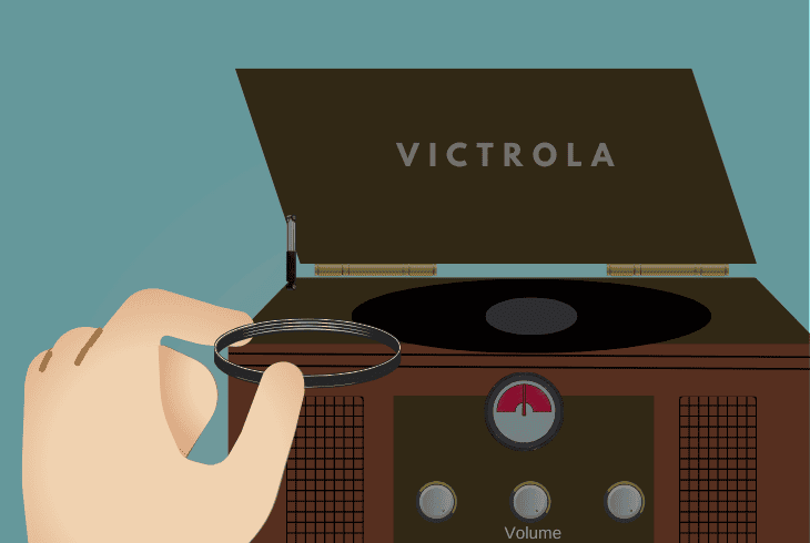 Victrola Record Player Blinking Red Light? (Easy Fix!) 6 readjust a misplaced motor belt