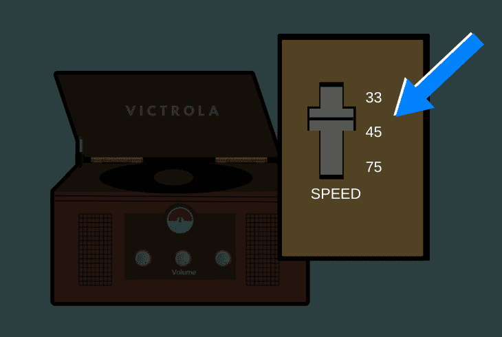 Victrola Record Player Too Fast? (Try These Easy Fixes!) 2 adjust the player speed setting