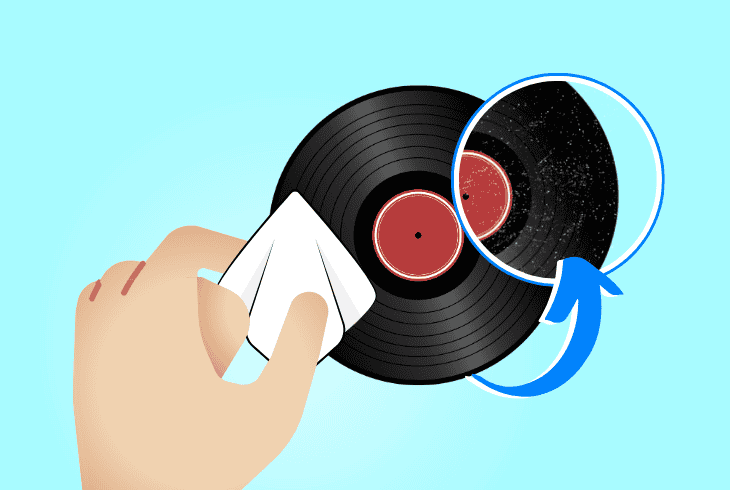 Victrola Record Player Keeps Skipping? (Try These Fixes!) 2 clean your record or try new