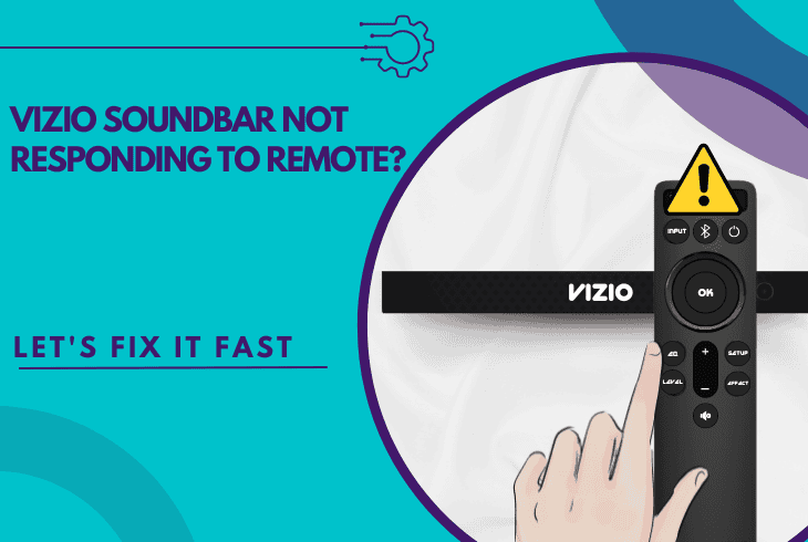 vizio soundbar not responding to remote