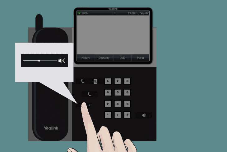 Yealink Phone Not Receiving Incoming Calls? (Easy Fix) 3 adjust the ringer volume of yealink