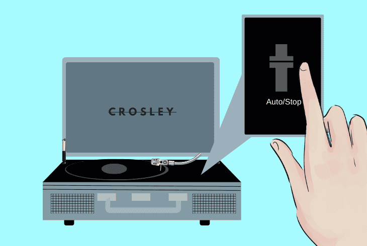 Your Crosley Record Player Won't Turn On? (Let's Fix!) 6 deactivate crosley auto stop switch