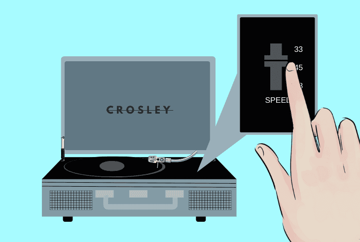 Crosley Record Player Too Fast? (Here’s The Easy Fix!) 2 use the correct rotation speed